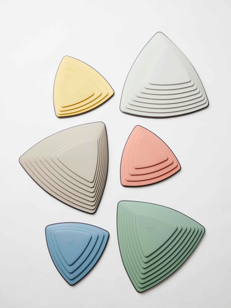 GONGE River Stones - The Original Kids Play Stepping Stones for Balance and Coordination, Non-Slip Bottom, Stackable, for Indoor and Outdoor, Set of 6 - Nordic - Image 2